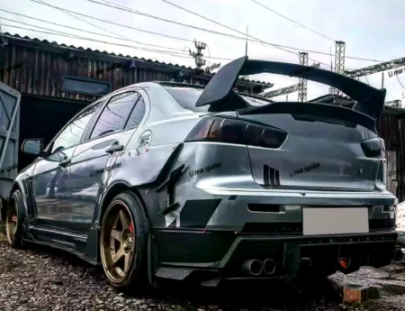 Mitsubishi Lancer CJ 10th Gen STI Style Boot Spoiler Gloss Black