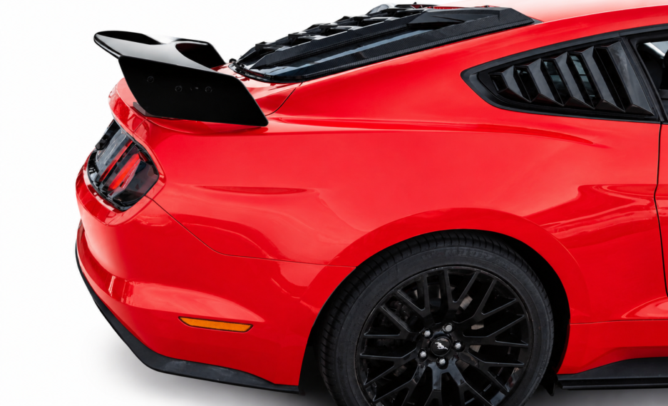 Ford Mustang S550 GT500 Track Wing rear spoiler in gloss black 2015–2023