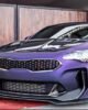 Gloss Black ABS Front Bumper Lip Splitter installed on Kia Stinger CK 2018–2023