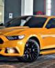 Ford Mustang S550 FM FN GT Style Wide Rear Fender Scoops - Matte Black
