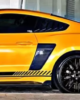 Ford Mustang S550 FM FN GT Style Wide Rear Fender Scoops - Matte Black