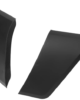 Ford Mustang S550 FM FN GT Style Wide Rear Fender Scoops - Matte Black