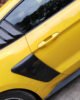 Ford Mustang S550 FM FN GT Style Wide Rear Fender Scoops - Matte Black