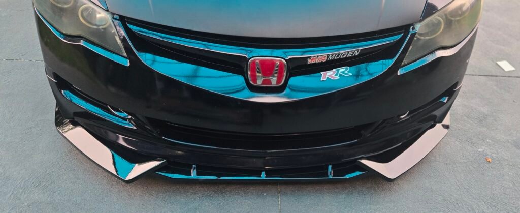 Honda-Civic-8th-Gen-Sedan-FD2-Gloss-Black-Front-Lip-Real-Install-
