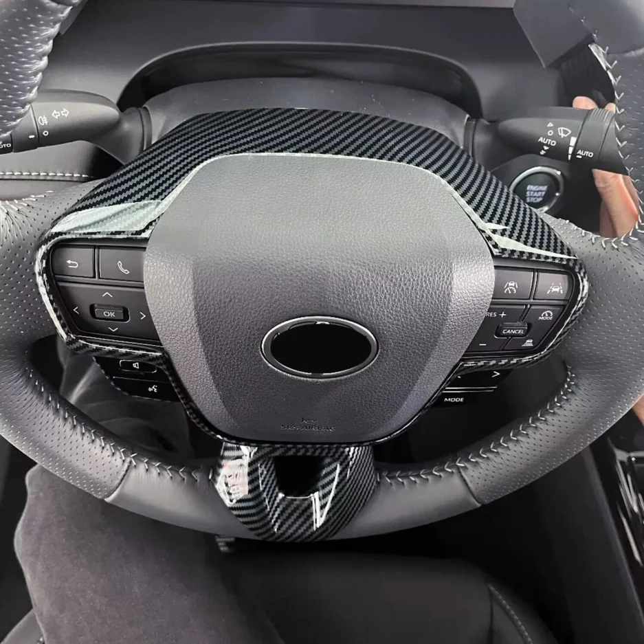 Toyota Camry XV80 Carbon Style steering wheel trim