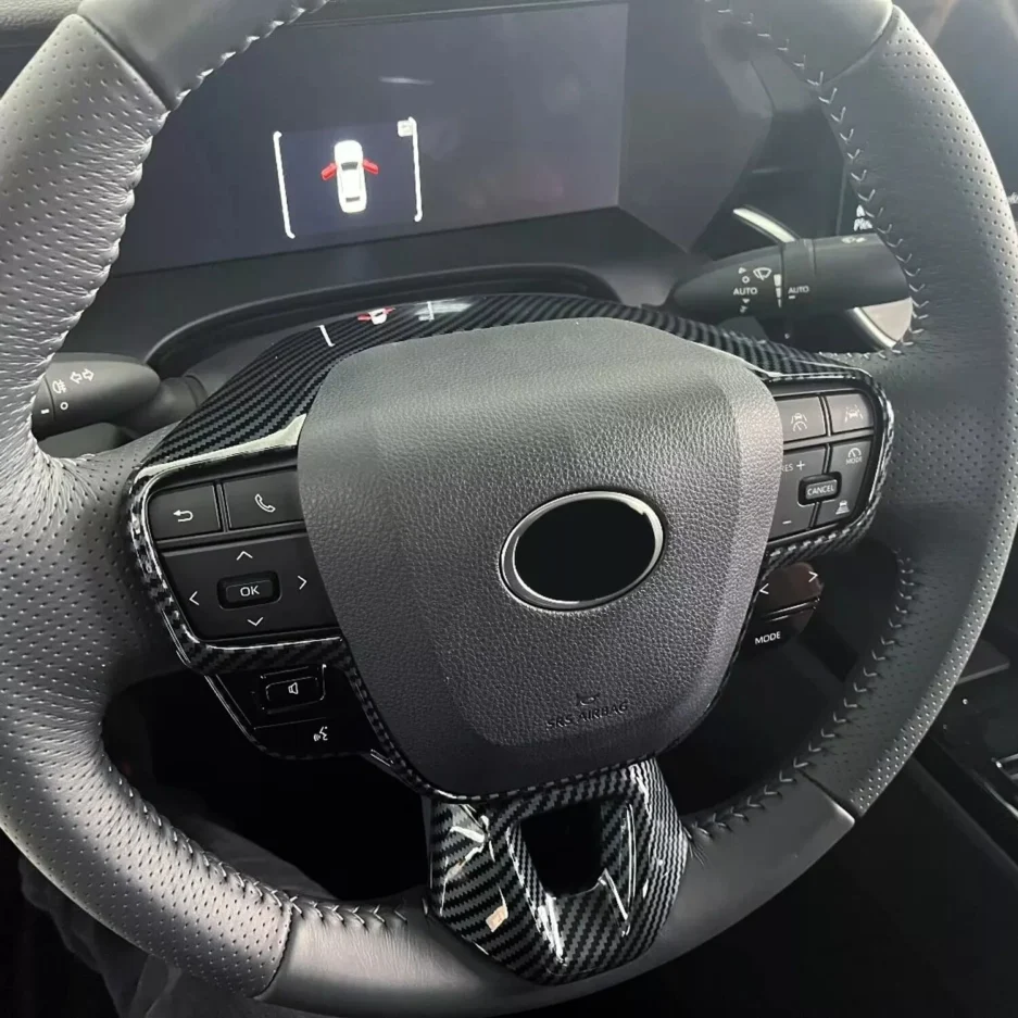 Toyota Camry XV80 Carbon Style steering wheel trim