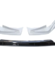 Toyota Camry XV80 front lip Splitter Pearl White and Gloss Black