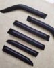 Toyota LandCruiser Prado 250 2mm window visors 6 piece with PRADO logo 2024+