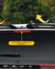 Toyota RAV4 rear roof wing spoiler gloss black installed