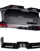 Toyota RAV4 rear roof wing spoiler gloss black installed
